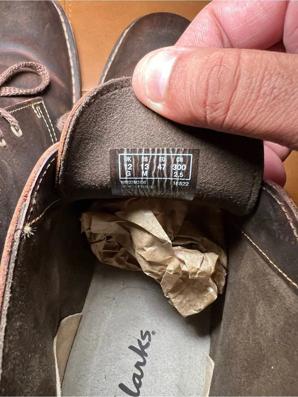 Clarks refined dark